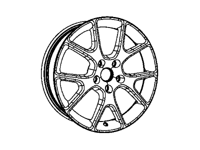 2015 Dodge Journey Spare Wheel - 5LN63GSAAB