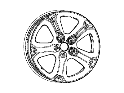 2014 Dodge Journey Spare Wheel - 5PS08JXYAA