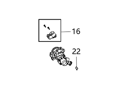 Ram ProMaster 3500 Clutch Slave Cylinder - 68109449AA