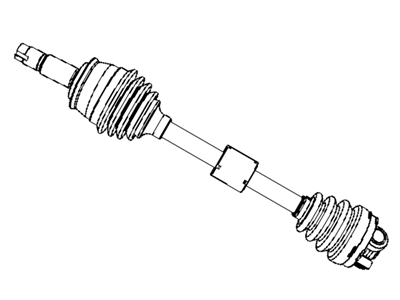 Mopar RL105679AA Shaft-Axle Half