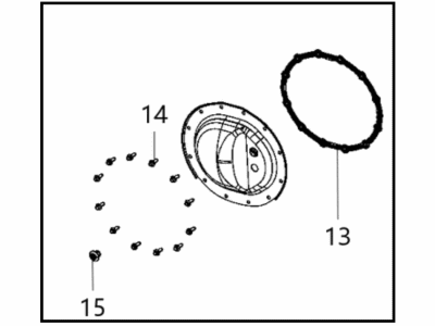 Ram 5500 Differential Cover - 68456992AA