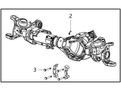 Mopar 68456975AA Housing-Axle