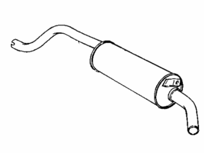 1989 Dodge Daytona Tail Pipe - 4427206