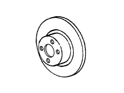 Mopar V5019994 Brake Rotor