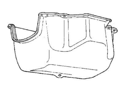 Mopar 4621160 OILPAN-Partial W/LIN Paint E Coat