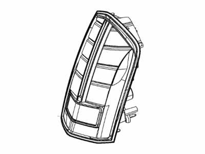 Mopar 5182300AD Lamp-Tail Stop Turn