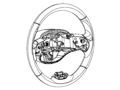 2021 Jeep Cherokee Steering Wheel - 7AY49DX9AA