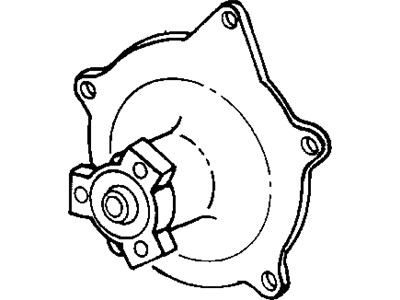 1999 Chrysler Town & Country Water Pump - V5010898AB