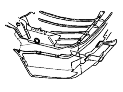 Mopar 5015522AB RETNR Pkg-FASCIA