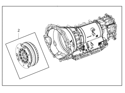 2016 Ram 1500 Torque Converter - 68283313AA