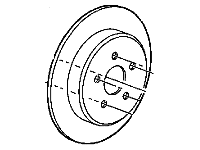 Dodge Stratus Brake Disc - 2AMV5650AA