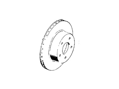 Jeep Comanche Brake Disc - V5015965AB