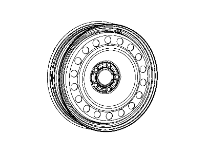 2013 Dodge Dart Spare Wheel - 5270040AA