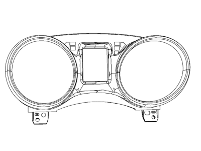 2018 Dodge Journey Instrument Cluster - 68310781AA