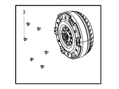 2018 Ram 3500 Torque Converter - R8419671AH