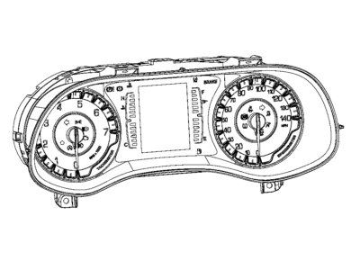 Chrysler Instrument Cluster - 68298104AA