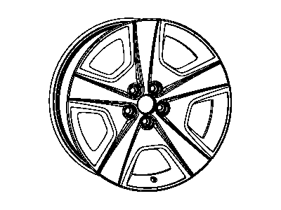 2013 Dodge Challenger Spare Wheel - 1UW00KDRAA