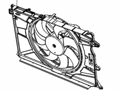 Jeep Renegade Cooling Fan Assembly - 68256119AA