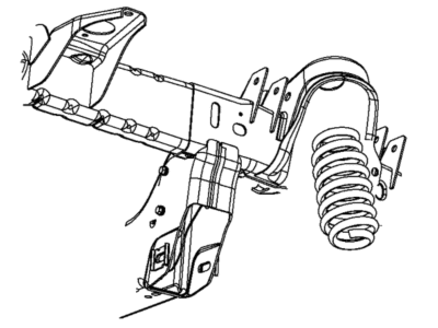 Mopar 68320235AB Front Coil Spring