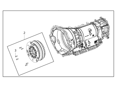 2017 Dodge Challenger Torque Converter - RL283310AA