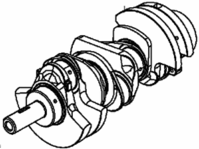 2017 Dodge Durango Crankshaft - 68253313AA