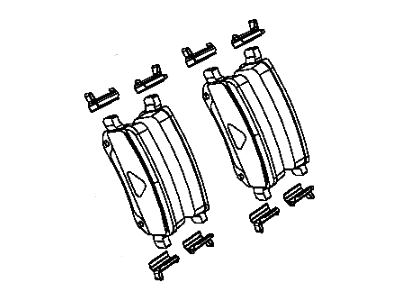 Dodge Journey Brake Pad - 2AMV4239AA