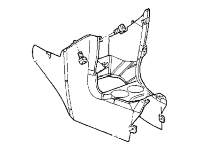 Chrysler Cirrus Center Console Base - HB51SK5