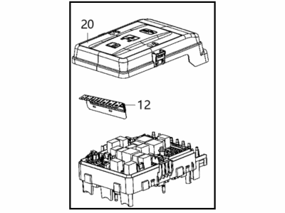 2021 Ram 1500 Relay Block - 68467639AA