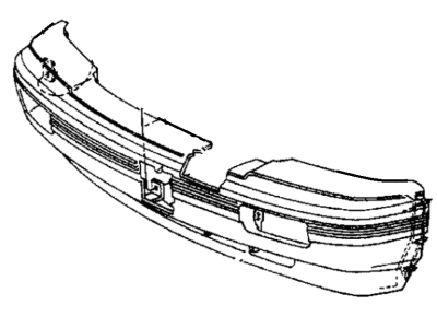 1995 Dodge Spirit Bumper - 4388606