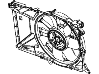 Jeep Compass Cooling Fan Assembly - 68249186AC