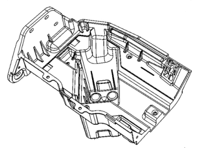 Jeep Wrangler Battery Tray - 68275818AD