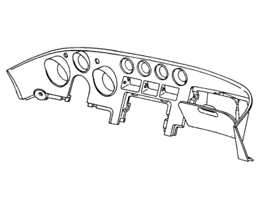 Mopar 4643870 Instrument Closure Panel