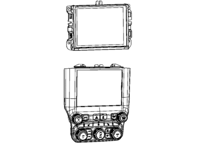 Mopar 68356773AC Display