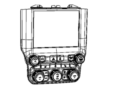 Mopar 68340280AC Center Stack