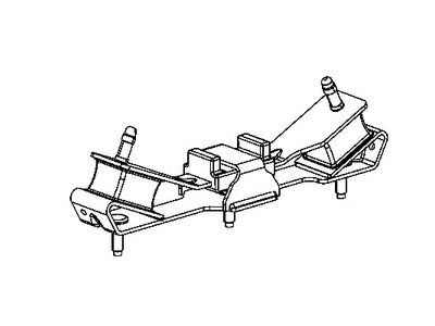 2017 Ram 3500 Transmission Mount - 68271944AA