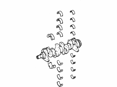 1992 Jeep Cherokee Crankshaft - 53020329