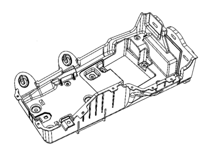 Jeep Wrangler Battery Tray - 68275852AE