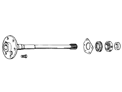 1986 Jeep Cherokee Axle Shaft - 83502882