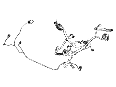 Mopar 68430571AC Electrical Battery Alternator Wiring