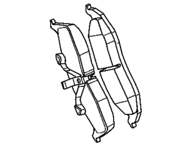 Chrysler Concorde Brake Pad - BHKH5654