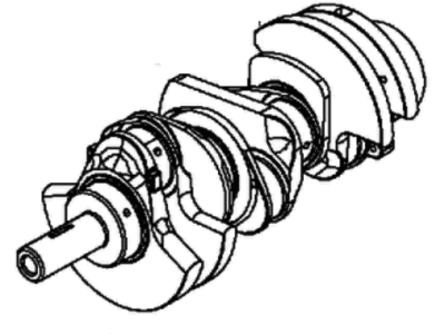 Jeep Cherokee Crankshaft - 68088026AC