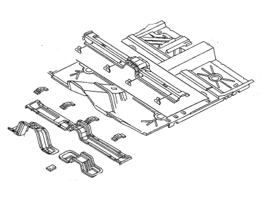 Mopar 4897795AA Pan-Floor