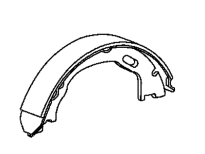 Chrysler 300 Parking Brake Shoe - BHKP7302