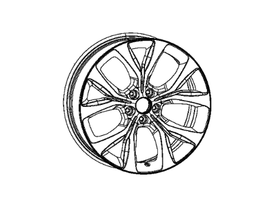 2016 Chrysler 200 Spare Wheel - 1WM50NTSAA