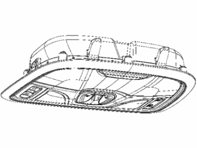 2017 Jeep Cherokee Dome Light - 1UE042DAAJ