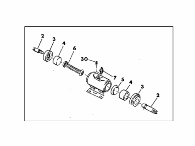 1987 Dodge Diplomat Wheel Cylinder - V2100525