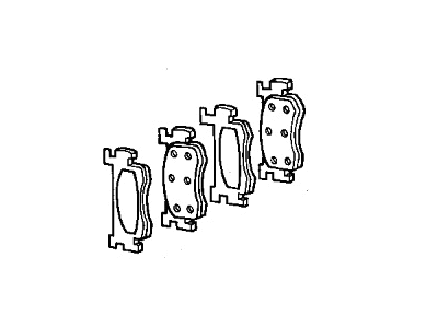 Mopar V1013095AD Front Disc Brake Pad Kit