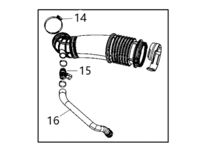 Jeep Gladiator Air Intake Coupling - 68293165AC