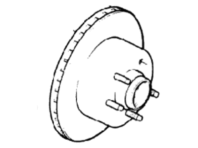 Jeep Wagoneer Brake Disc - 53002928