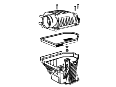 Chrysler 300 Air Filter Box - 52030462AC